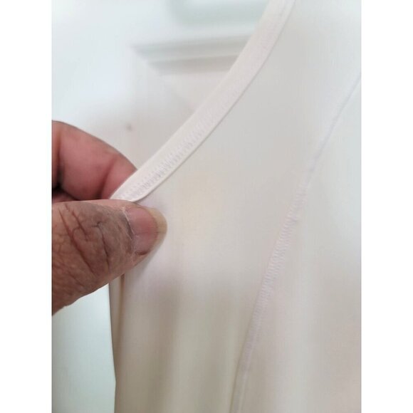 Lululemon Tank Top Mesh Back Ivory Size s - Picture 8 of 8